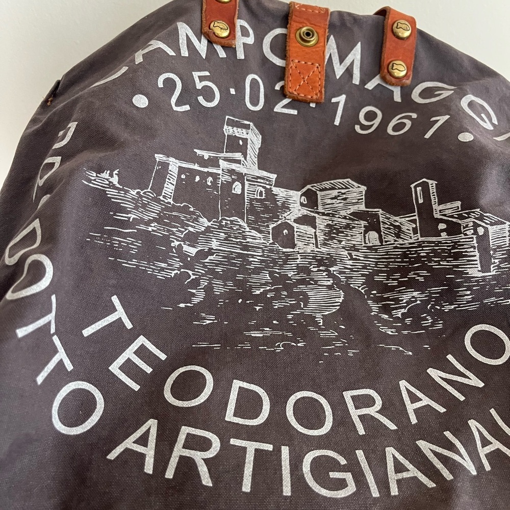 Campomaggi Dark Brown Graphic Backpack
